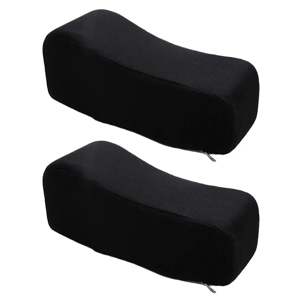 2Pcs Comfy Arm Rest Pillow Chair Armrest Pad Memory Support Forearm Pressure Relief Chair