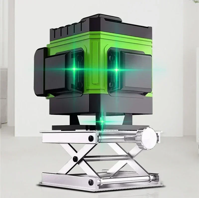 Gorąca sprzedaż 3D/4D 16-liniowy poziom lasera samopoziomującego 360 ° Pozioma i pionowa, bardzo mocna zielona wiązka poziomu lasera