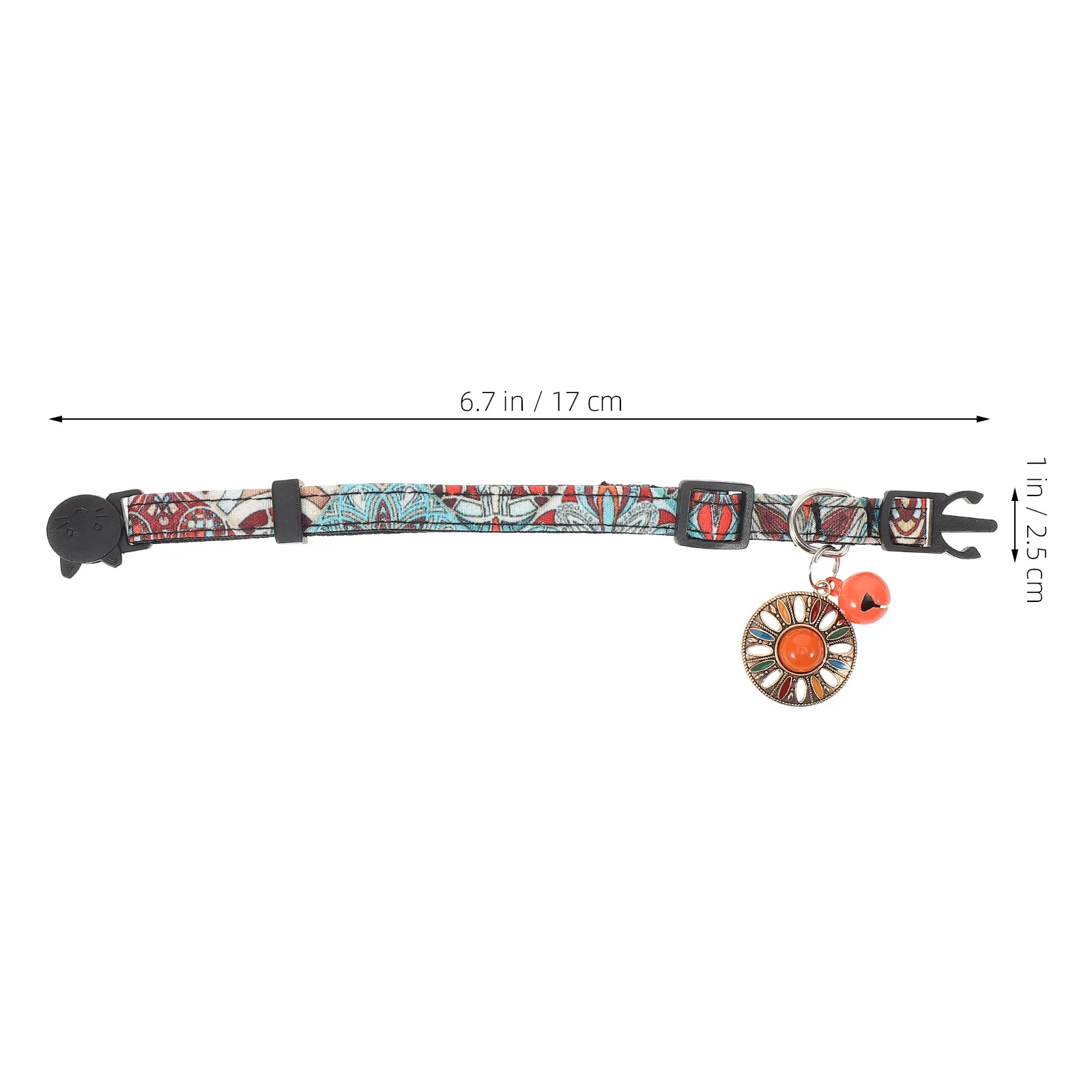 

Retro Pet Collar Decorative Cat Collar Puppy Necklace Bell Adjustable Comfortable Safe Unique Party Puppy Collars