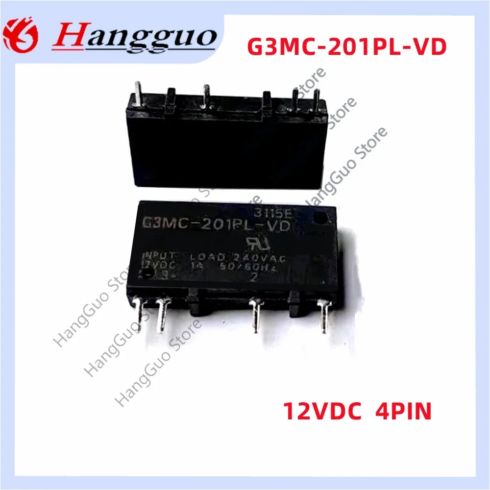 5PCS/Lot Original G3MC-201PL-VD-12VDC 4-pin DC12V solid-state Relay