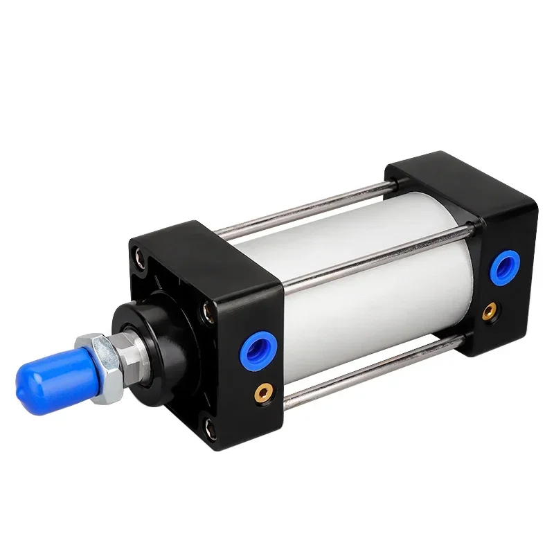 SC Standard Air Cylinder Bore 32/40/50/63/80/100/125mm Double Acting Pneumatic Piston Cylinders Tools 25/50/75/100/200/500mm