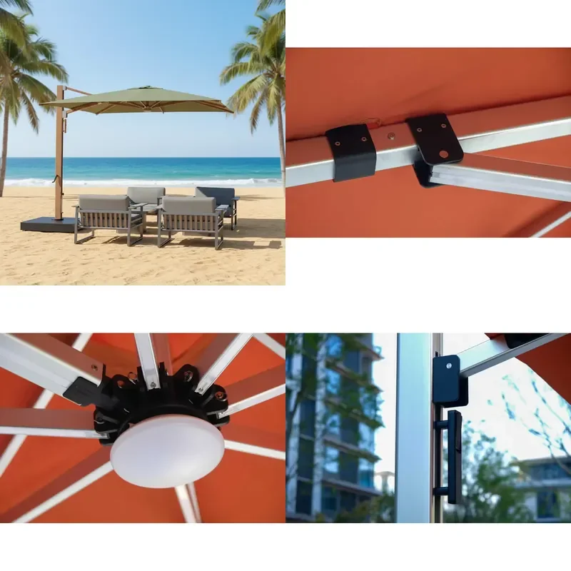 for More powerful outdoor umbrellas garden umbrellas and bases for garden buildings Factory suppliers Gazebos