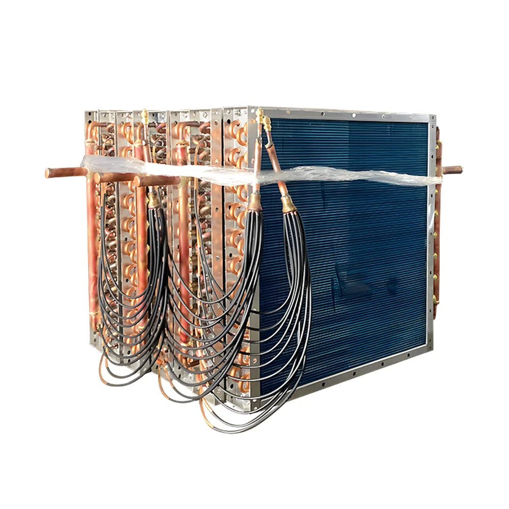 

Холодильное оборудование Воздушная теплообменная быстрая доставка Нержавеющая сталь Алюминиевый сплав Гидрофильный алюминиевый ребристый испаритель