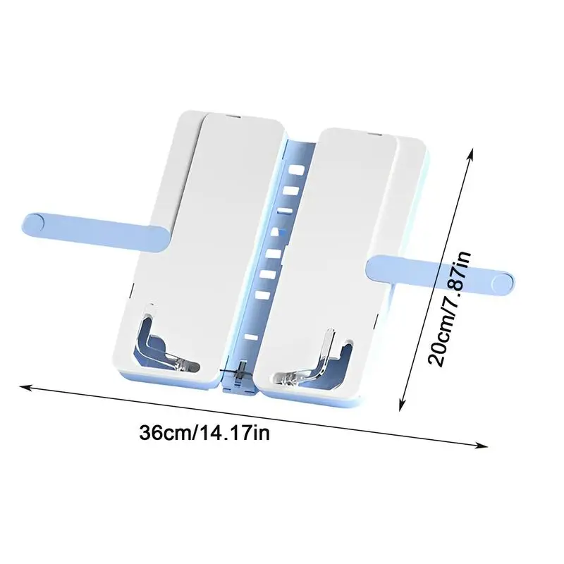 Pencils Case 2 In 1 Pencil Case & Reading Stand Foldable Desktop Book Stand Adjustable Page Clips For Children Boys Girls