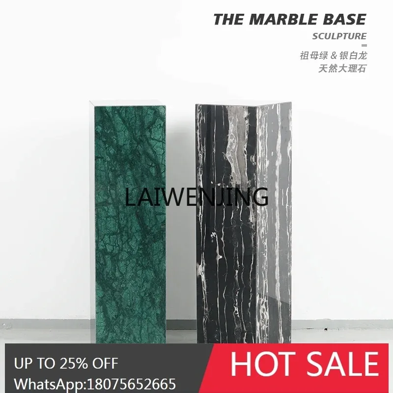 MJY marble base entrance floor ornament marble sculpture base customization