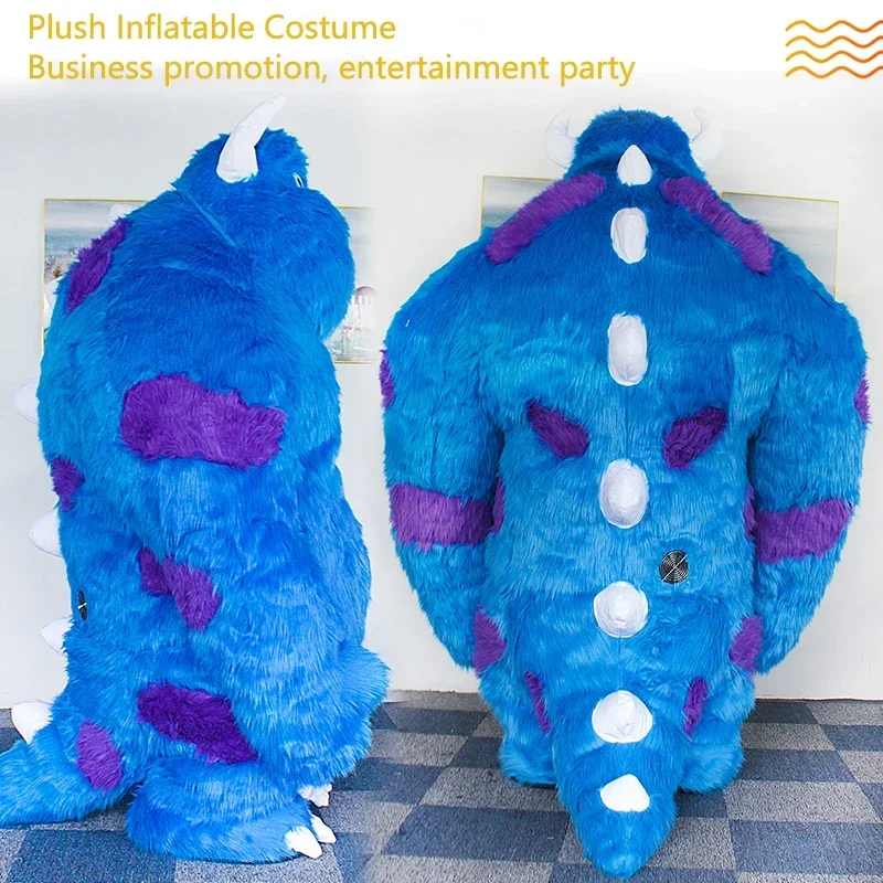 Inflatable Costume Halloween Monster Furry Suit Children'S Day Commercial  Performance Cosplay Costume For Women Men 1.5m-1.8m - AliExpress 200000532