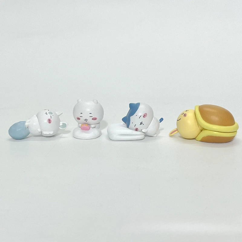 Cartoon Chiikawa Usagi & hachiware Rakko Anime Figure Collectible Desktop Model Ornaments Decoration Toy Children Birthday Gift