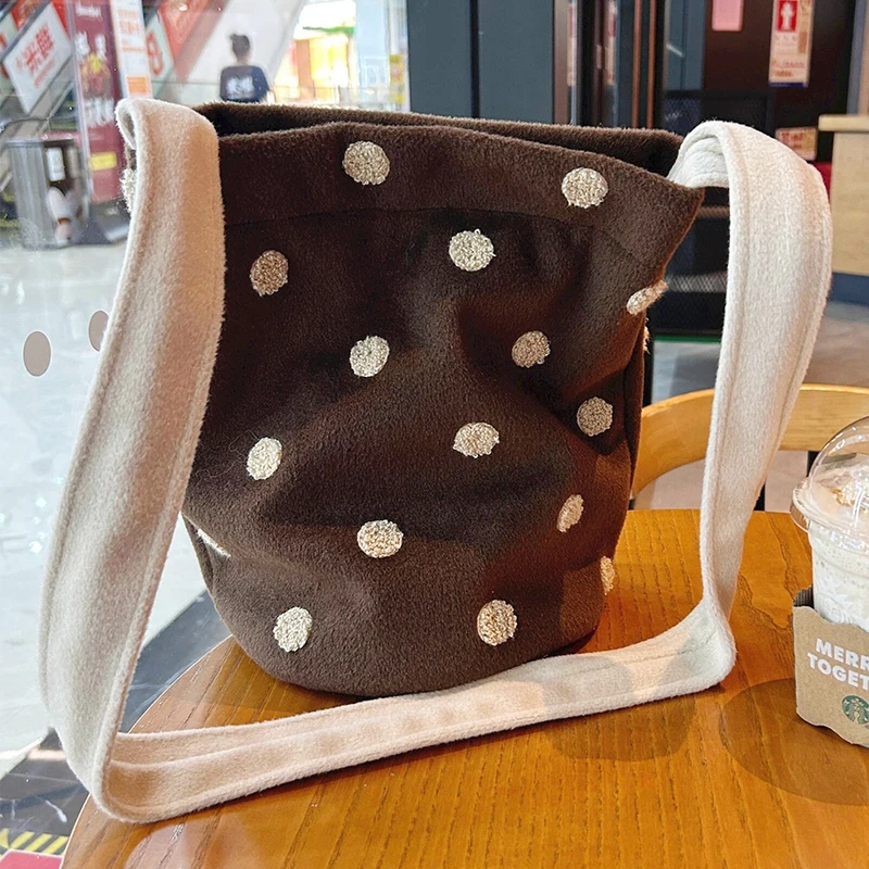 Wollen Polka Dot Emmer Tassen - Women'S Bags New Look recensie en prijs