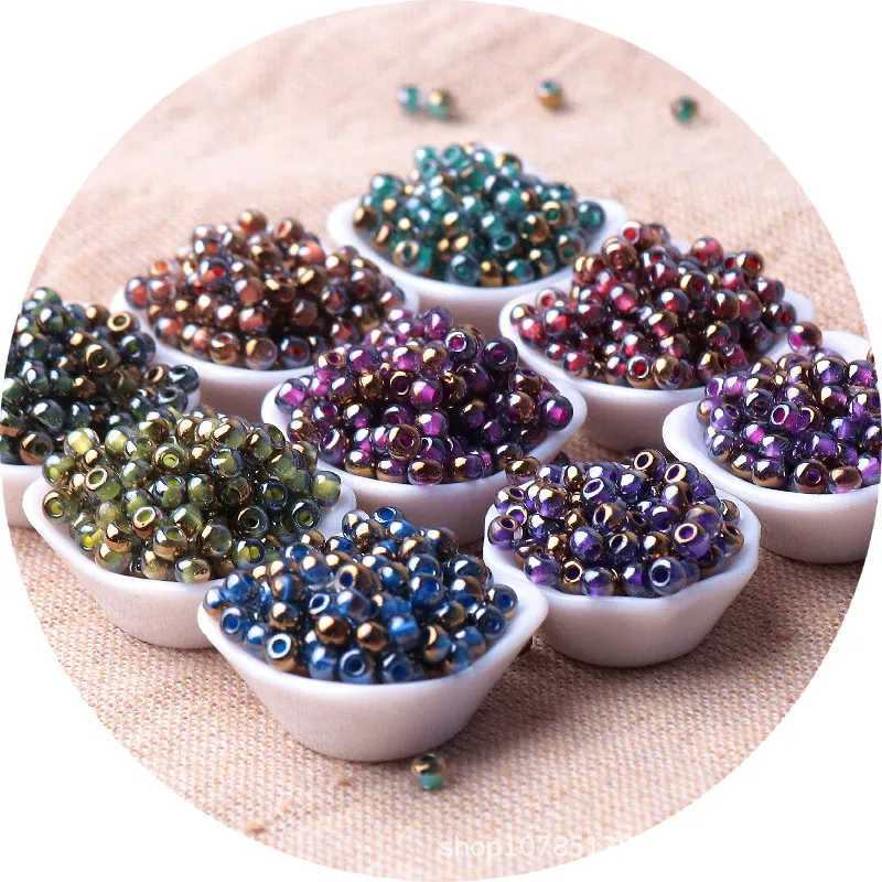 Perles de verre de la série Dream en dégradé de couleurs 2/3/4 mm, perles de verre faites à la main de qualité supérieure, vente en gros