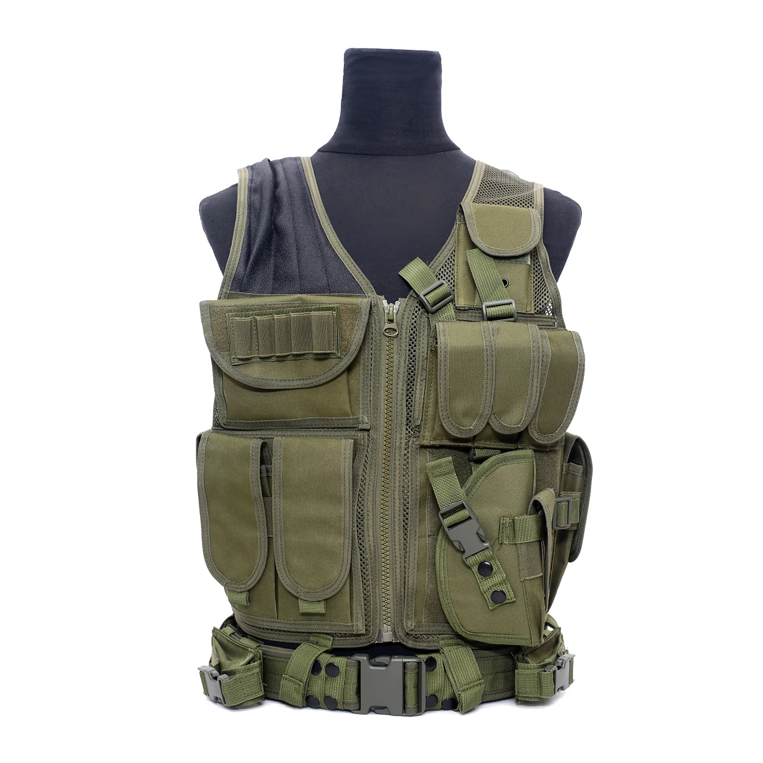 Outdoor Sports Training Tank Top Military Camo Combat Suit Multi functional TAC Mesh Tactical Tank Vest