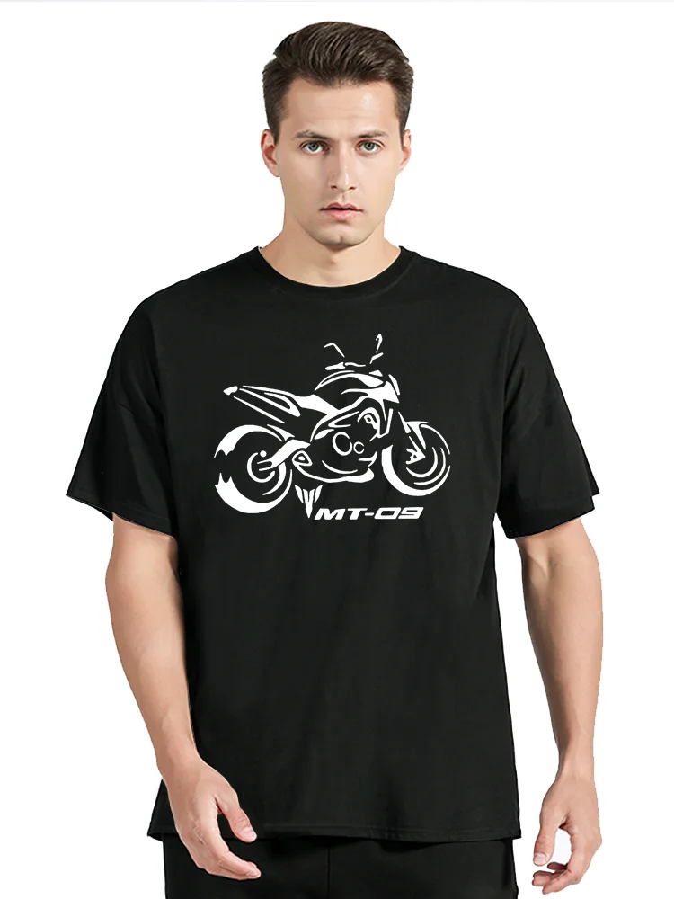 Yam Mt-09 Mt 09 T-Shirt Motorräder Motorrad Top Qualität Herren Sommer Mode T-shirt Neue Übergroßen Tops O-kragen baumwolle T Shirt