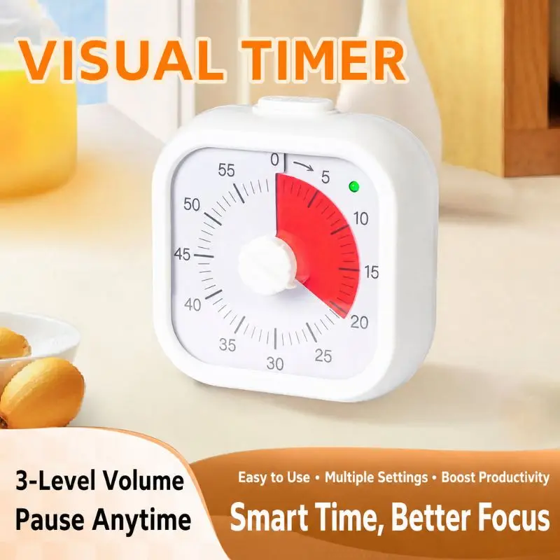 Visual Countdown Timer Kids Self Discipline Timing Time Manager For Daily Learning Student Time Planning Reminder