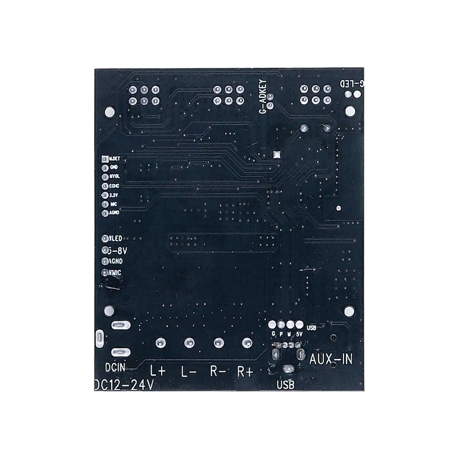 -502T Audio Power Amplifier Board Dual Channel Professional Sound Module Bluetooth USB AUX MIC Input for Universal Application