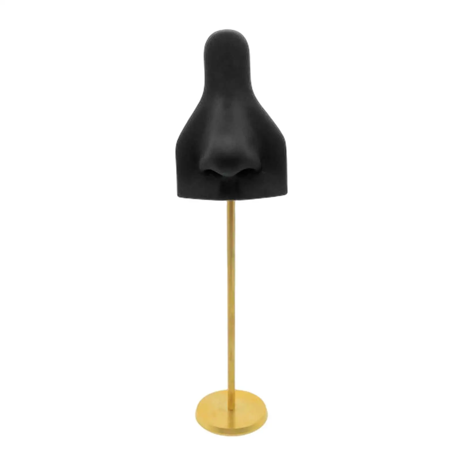 Human Simulation Silicone Nose Piercing Practice Model Stand for Jewelry Display and Professional Teaching Prop