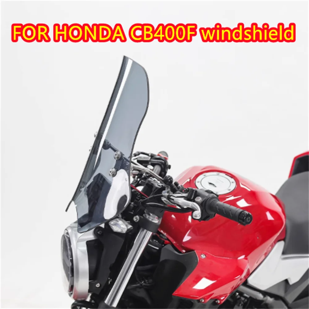 For Honda CB400F Windshield Front Windshield Motorcycle Modification with Adjustable Height HONDA CB 400F