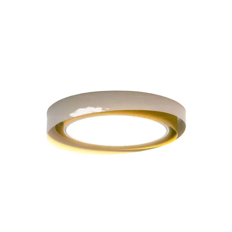 

Nordic simple ceiling light, bedroom study round led platinum light luxury minimalist aisle light