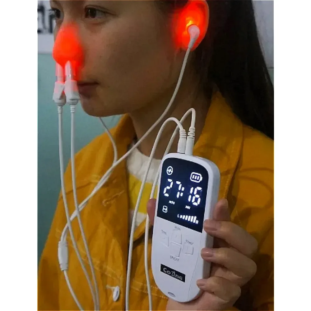 Medical Laser Nose Rhinitis Allergy Reliever Treatment Anti-snore Apparatus Sinusitis Therapy Massage Clip Health Care Therapy