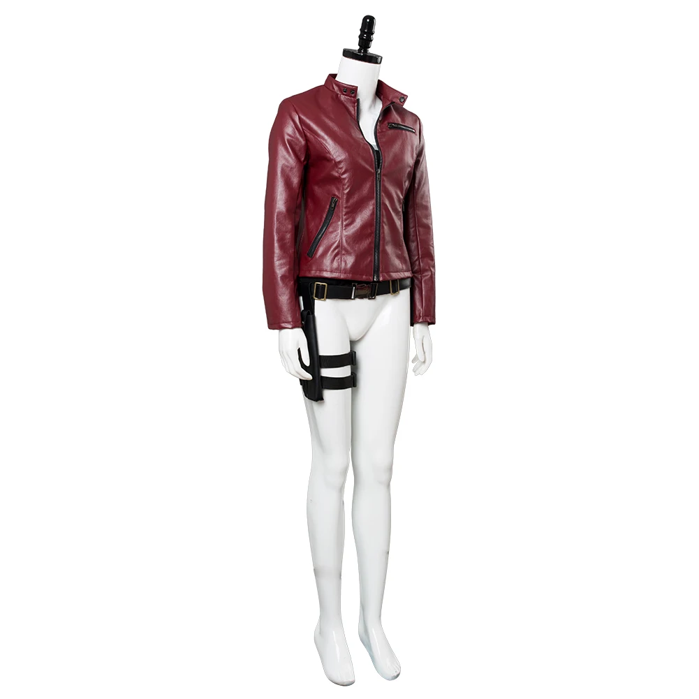 Claire Redfield Cosplay Kostuum Volwassen Vrouwen Fantasie Biohazard Vermomming Jas Outfits Halloween Carnaval Feestpak