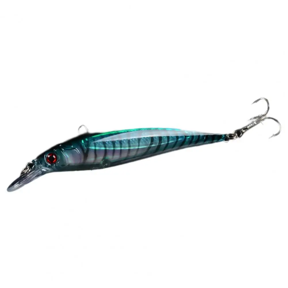 Compact Fishing Lure ABS Plastic Bionic Bait Treble Hook Minnow Road Baits Hard Bait  Increase Fishing Rate