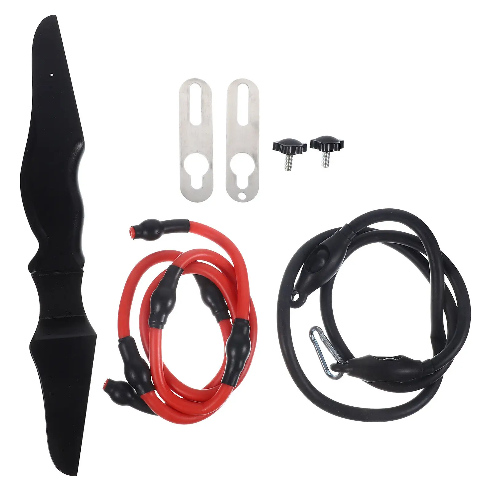 Archery Band Bow Trainer for Beginners – Natural Rubber Resistance Band for Finger, Arm & Back Strength Training