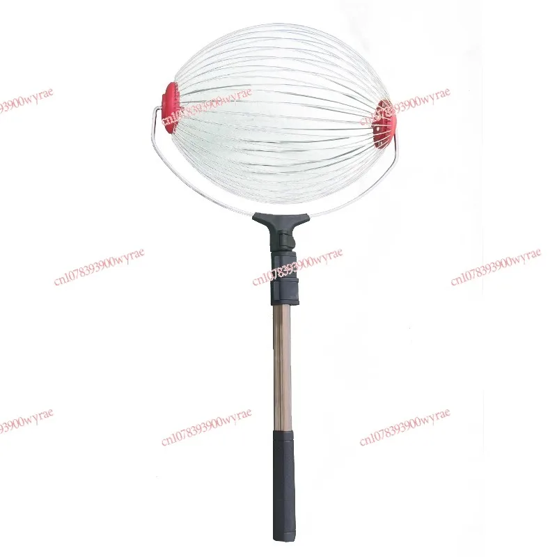 New portable tennis ball picker, practice tool, drum type ball collecting and picking basket, training equipment, extendable