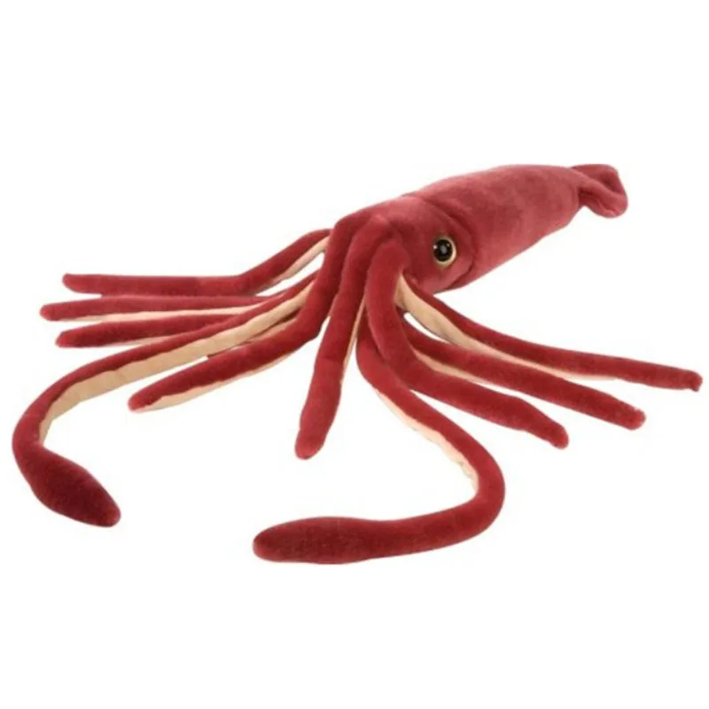 75 cm Simulation Tintenfisch Plüsch Spielzeug Riesen Tintenfisch Stofftiere Nette Meer Tier Plüsch Puppen Für Kinder Weihnachten Geschenke