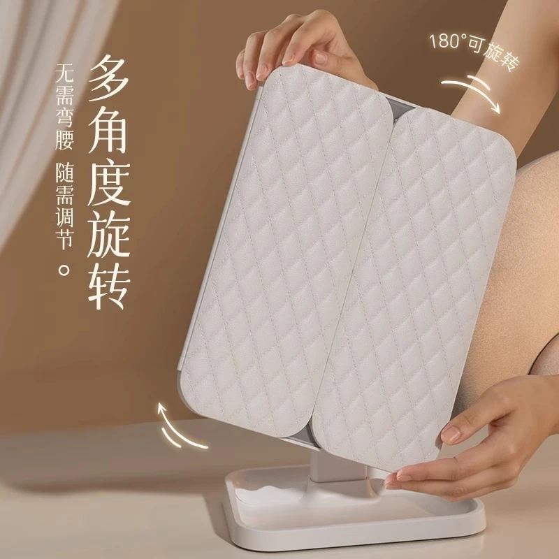 مرآة ماكياج LED قابلة للطي مع 3X أضواء مكبرة تعمل باللمس عكس الضوء للنساء والطلاب غرفة النوم هدية الطاولة #5