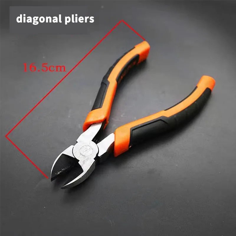 for Diagonal pliers oblique nose pliers with teeth palm flat nose pliers 6-inch pliers