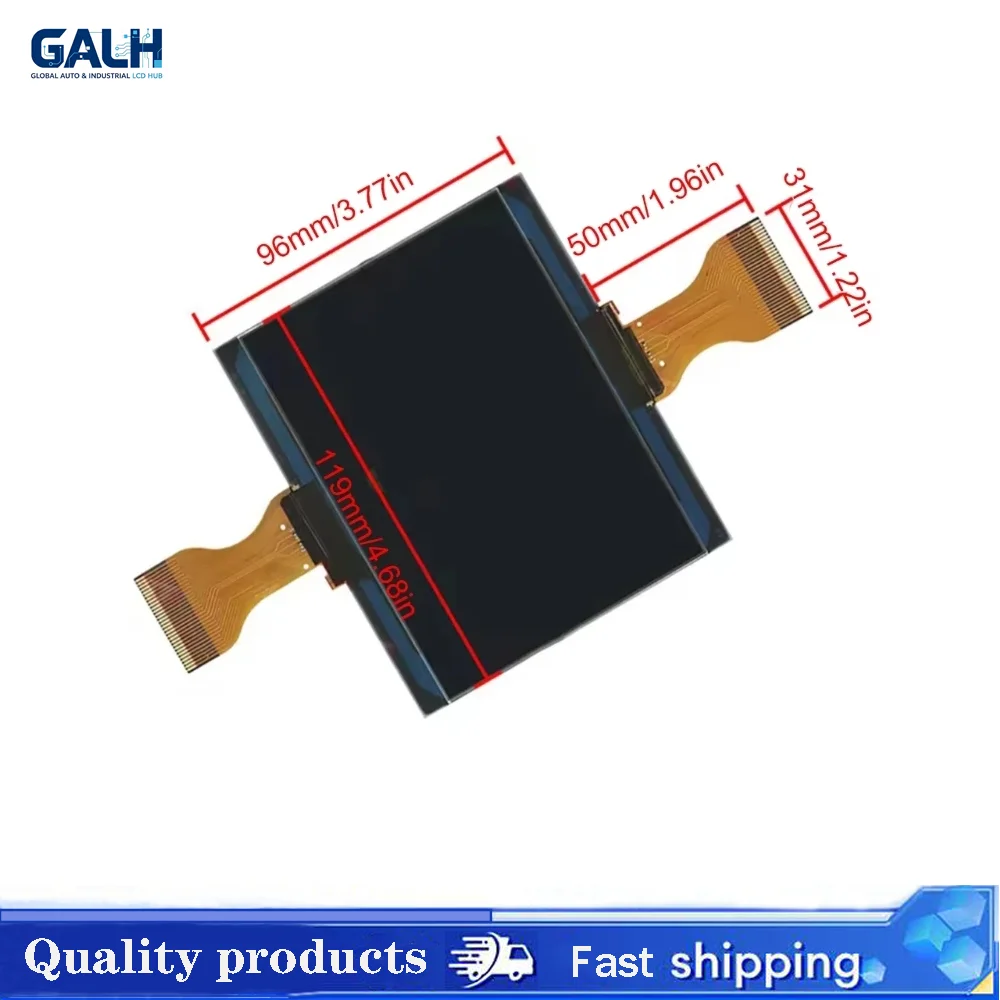 New LCD Screen Dashboard For DAF Truck XF CF LF 45 55 75 85 95 105 Speedometer Pixel Instrument Cluster Replacement