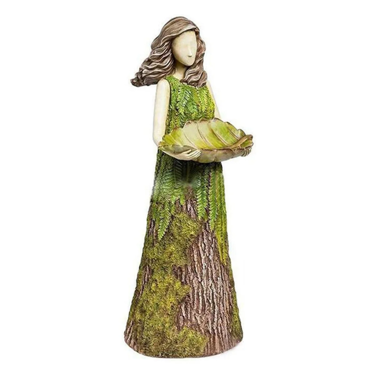 

Fairy Tale Girl Bird Feeder Garden Statue Ornament Resin CAU30ts Outdoor Garden Statue