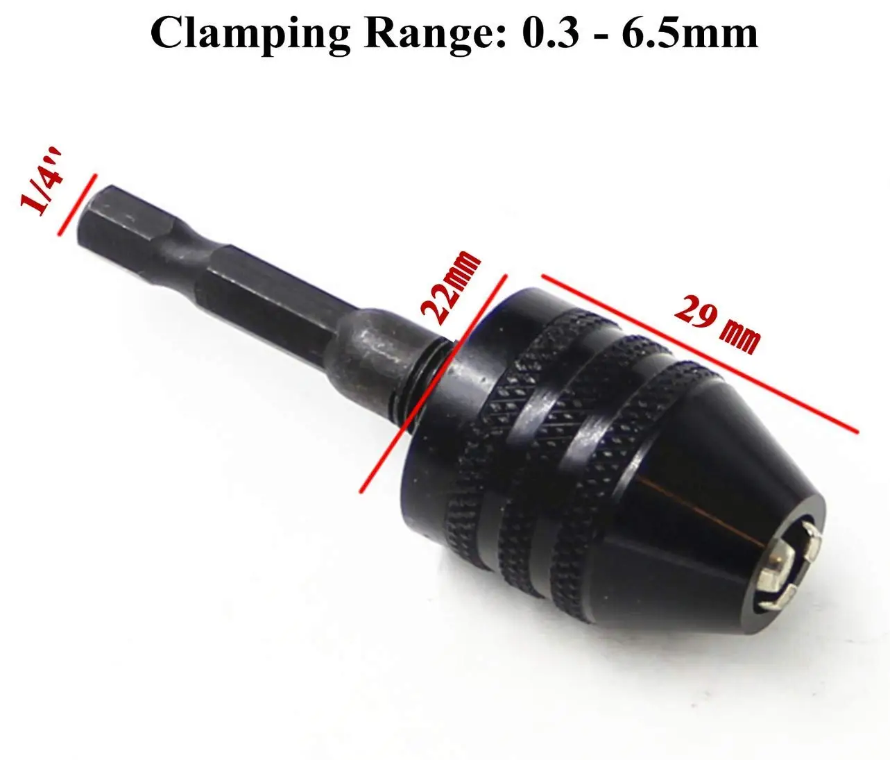 Portabrocas de 0,3-8mm, Mini mandíbula de cambio rápido, adaptador de broca sin llave, abrazadera, dispositivo de fijación, herramientas, adaptador de vástago hexagonal eléctrico