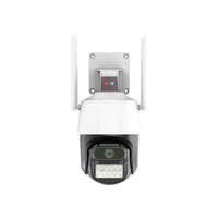 4MP 1440P  UHD iCsee APP Dual Lens Full Color  Wireless PTZ IP Dome Camera AI Humanoid Detection Home Security CCTV Baby Monitor