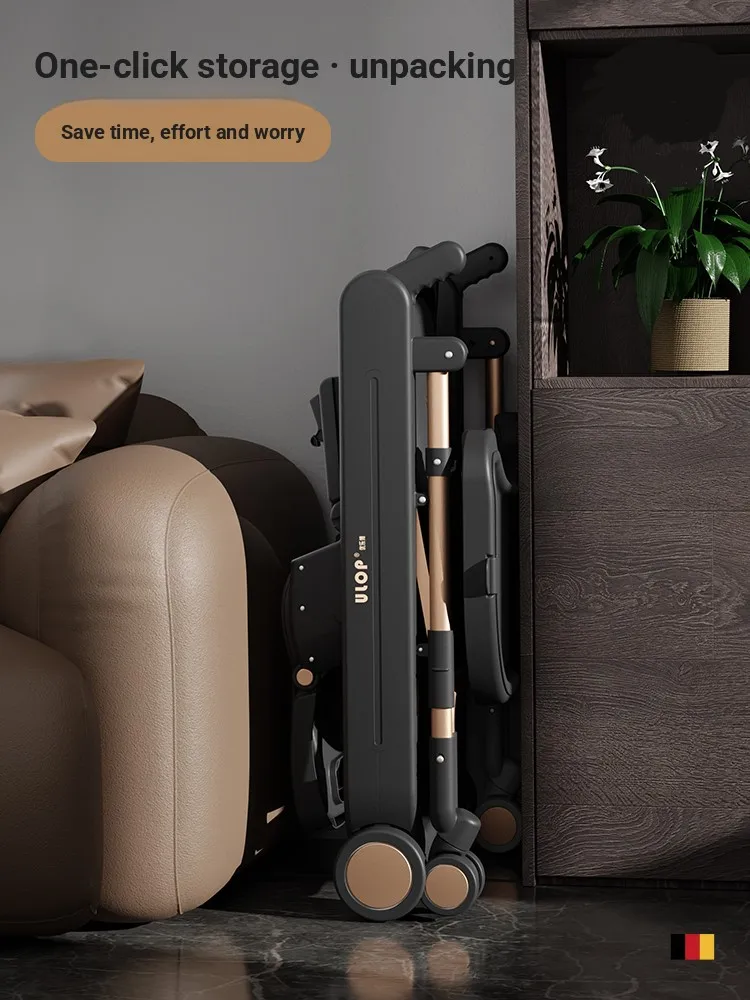 كرسي مرتفع للأطفال متعدد الوظائف قابل للتعديل وقابل للطي ومحمول لتغذية الرضع مع ارتفاع 8 سرعات