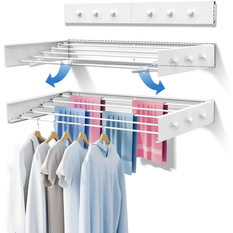 Wall Mounted Drying Rack, 31.5