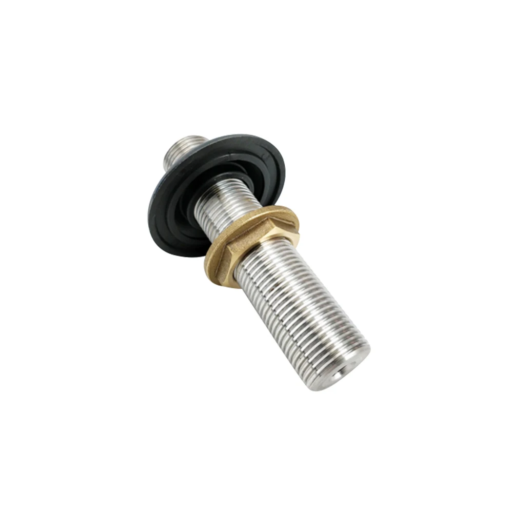 Klepsydka kekgland 100mm (zwykły gwint 5/8 ") -304 SS-kompatybilny K-LOK (z czarnym plastikowym kołnierzem i 5/8 nakrętką) kran do piwa