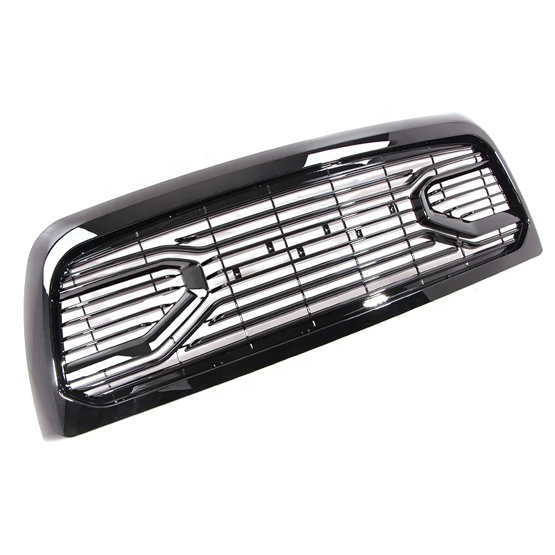 2010 2019 pickup truck parts custom big horn shiny black front bumper grille body parts fit for dodge ram 2500 3500