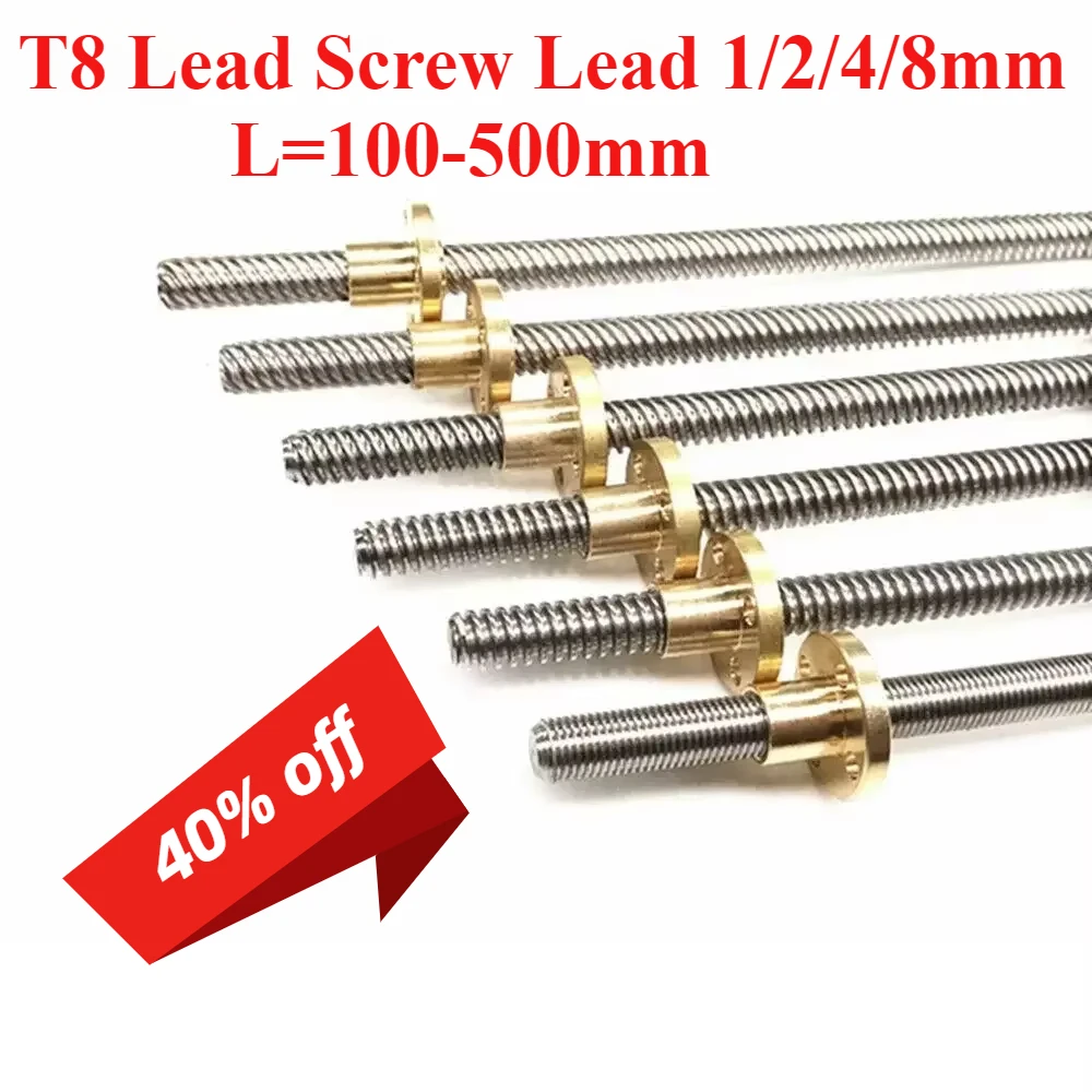 T8 Lead Screw 1/2/4… - image