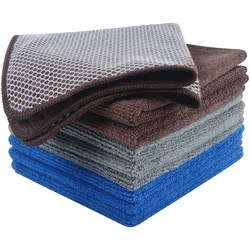 Sinland 300gsm Super Absorbent Household Microfiber Dish Towel Kitchen Rags Dishcloth Cleaning Cloths Hot Sale 30cmx30cm 10 Pack