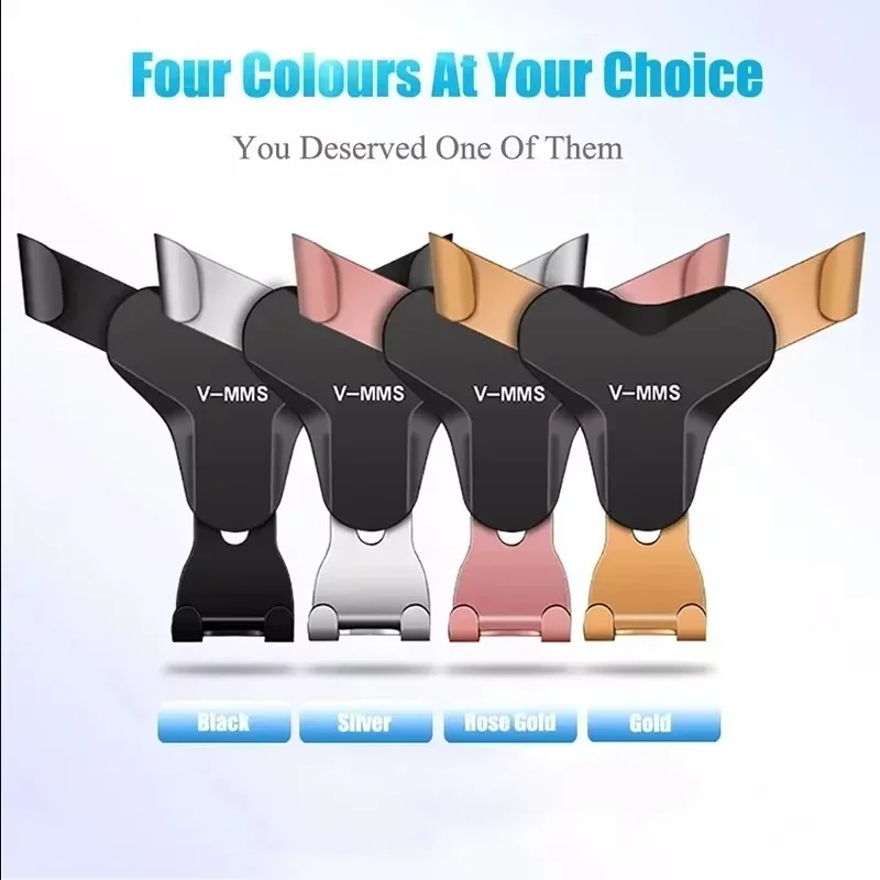 Car Air Vent Phone Holder Universal Cellphone Holder Bracket Car GPS Navigation Holder Stand Support For iPhone15 Samsung Xiaomi
