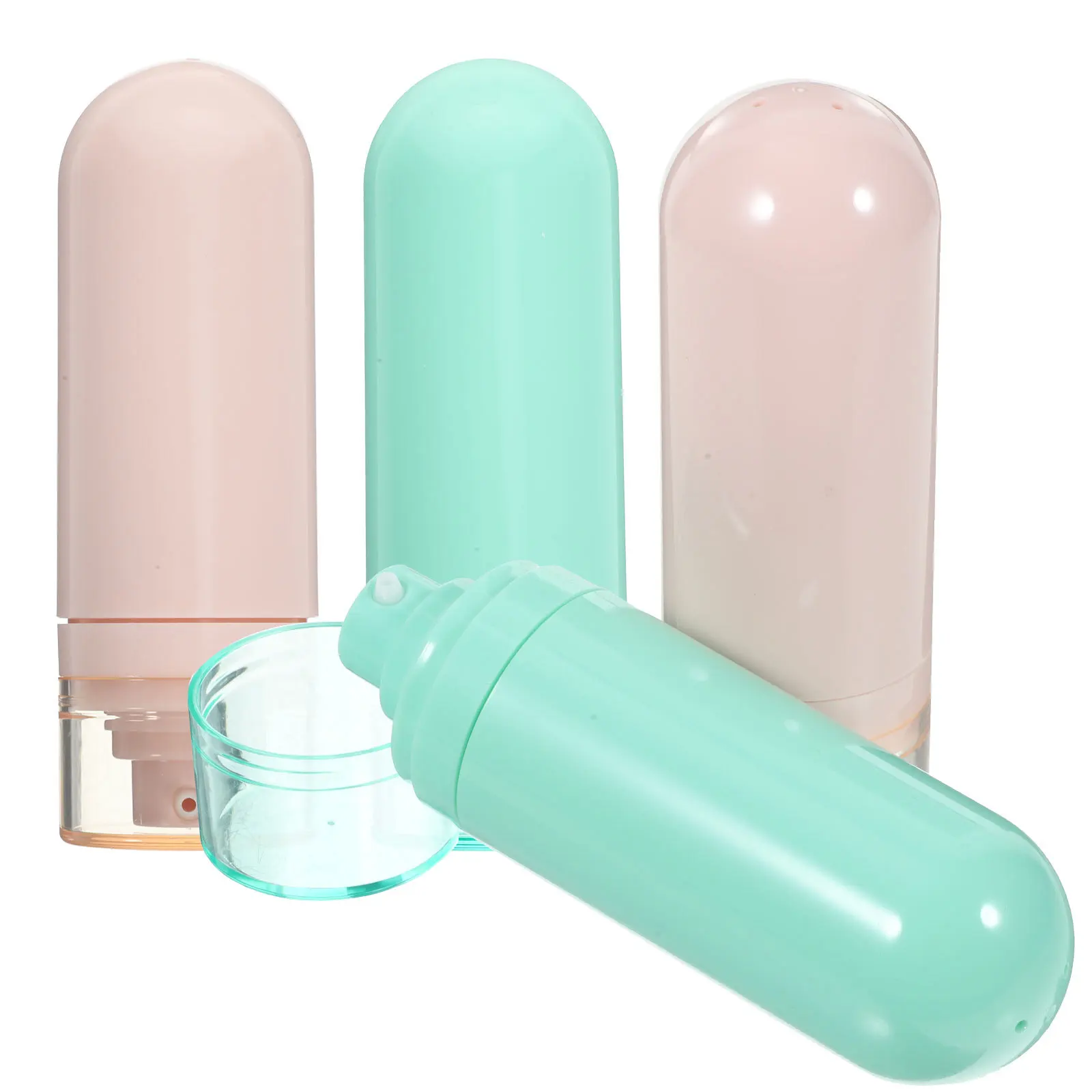 

4Pcs Vacuum Travel Bottles Portable Leakproof Travel Toiletries Containers Empty Bottles for Shampoo Lotion Lotion Container