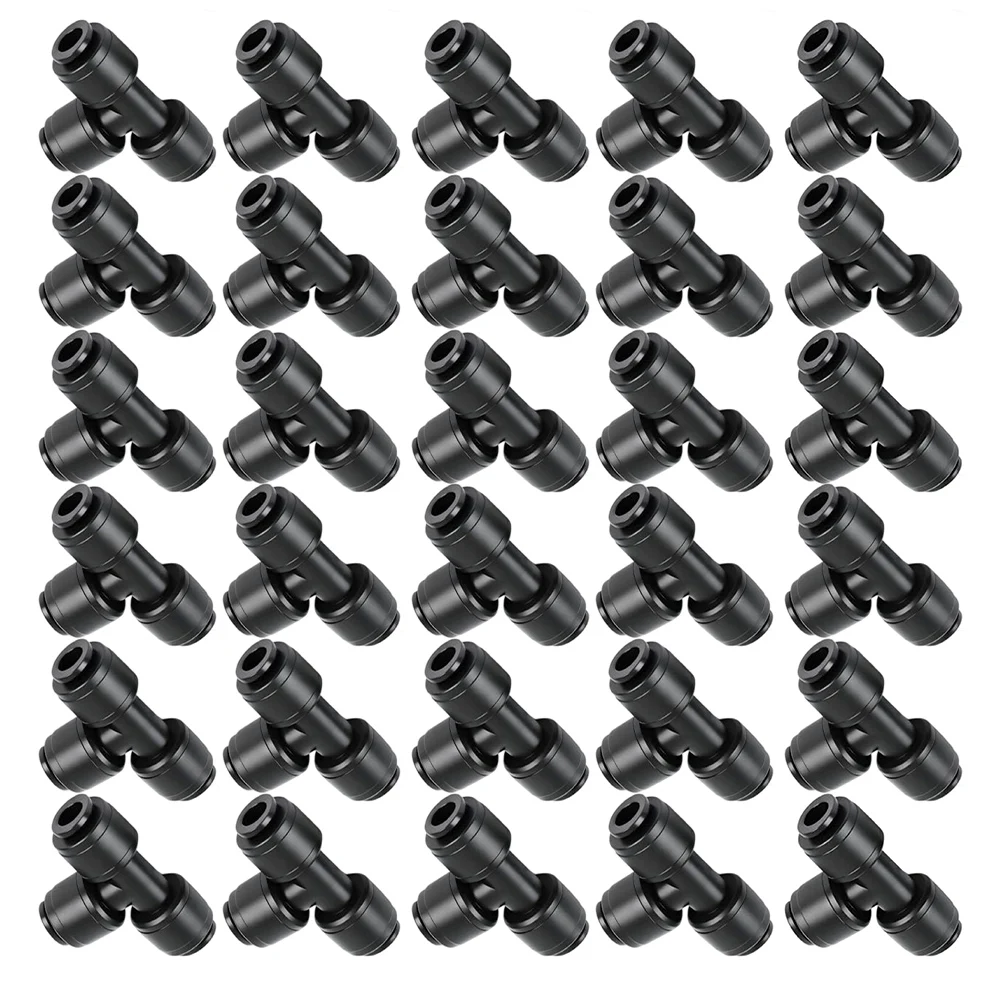 Quick Connect Drip Fittings Leak Proof Connectors 1 4 Inch 14 Inch Tee Fittings Fast Installation Design Long Term Reliability