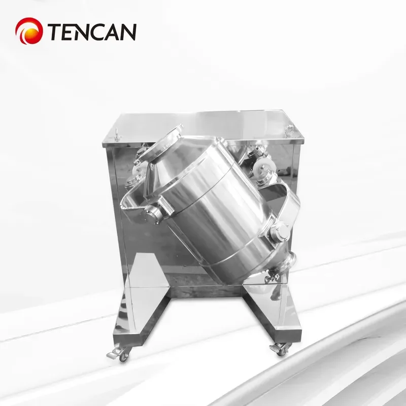i TENCAN 50L 3D Powder Mixer Laboratory 3Dimensional Blender for Uniform Powder Mixing and Preparation