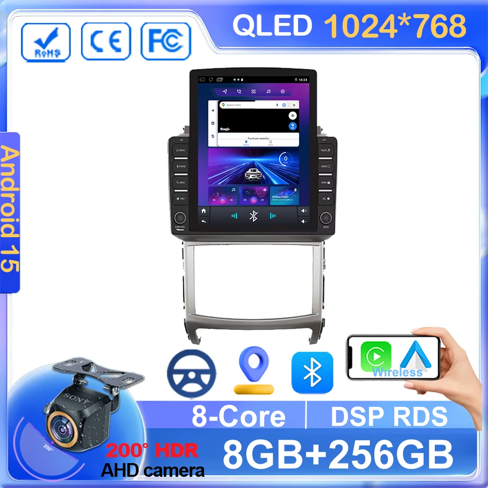 Radio For Hyundai Veracruz IX55 2006 - 2015 Car Radio Android 15 Multimedia System Navigation Screen Head Unit GPS BT No 2Din