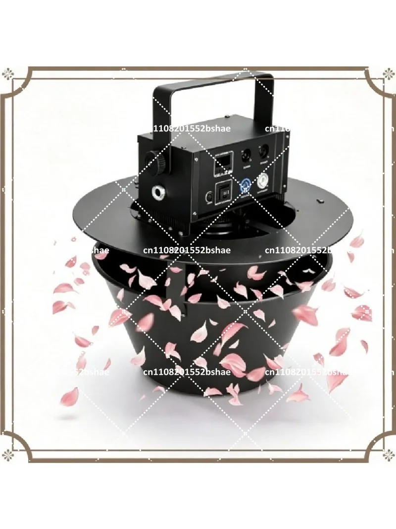 Electric Confetti Launcher Portable Hanging Swirl Rotatable Petal Blower Stage Floating Automatic Color Paper Machine