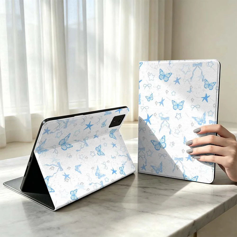 Blue Star Flower For Lenovo Xiaoxin Pad Pro Tab P12 P11 11 11.2 11.5 10.6 inch K10 M10 Plus Tablet Case Soft