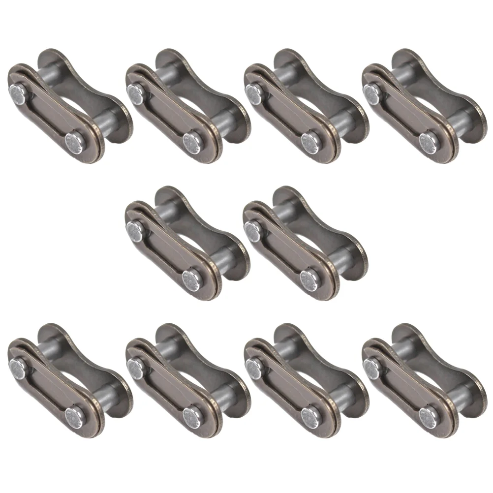 

10Pc Missing Link Stainless Steel Chain Folding Single Chain for Bike Accessory