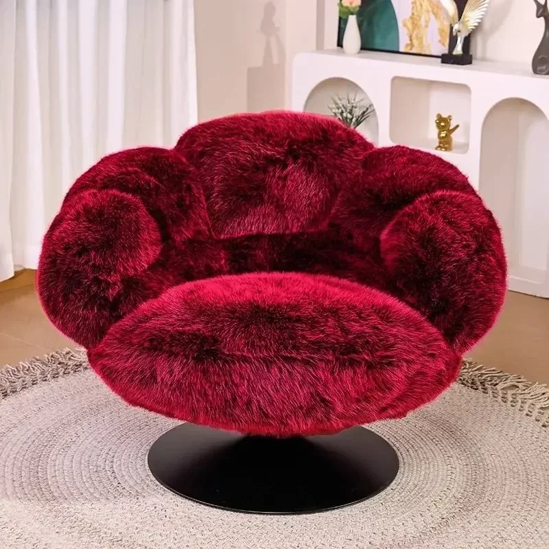 

Internet celebrity luxury explosion bear paw sofa chair rotatable home improvement design