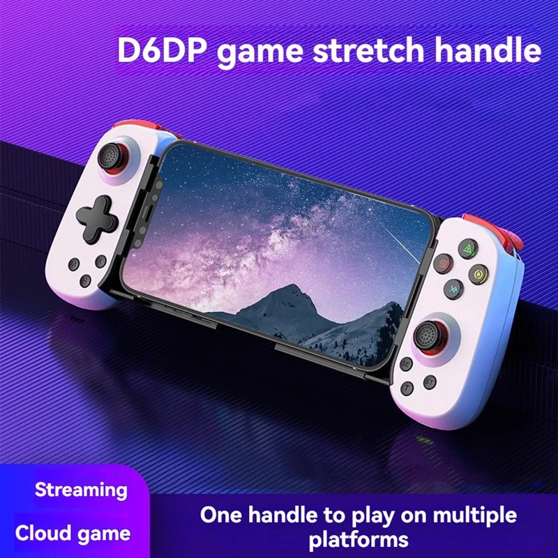 Best-D6DP Gamepad تمتد وحدة تحكم الألعاب القابلة للتمديد بلوتوث مقبض الوسادة للهاتف أندرويد غمبد لعبة الملحقات
