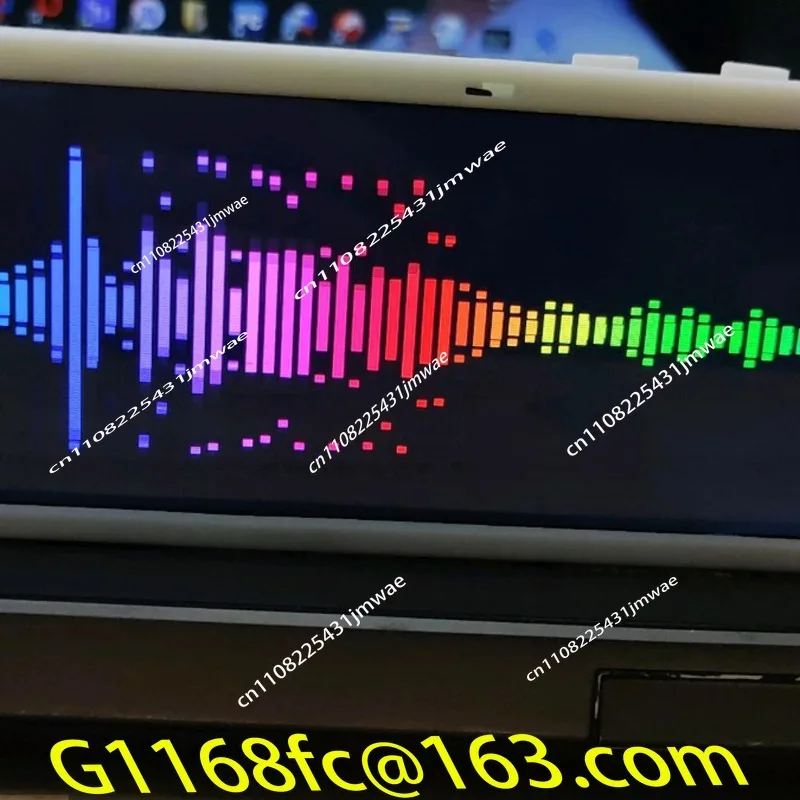 6.2 Inch Car Music Spectrum Level Voice-activated Pickup LCD Display with HDMI Output