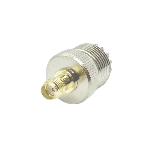 Imagen 2 del producto Adaptador SMA a PL259 SMA hembra macho a UHF hembra SO-239 SO239 conector coaxial para antena de Radio CB